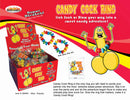 Candy Cock Ring 50 pieces display by Hott Products; colorful candy rings for playful adult fun.