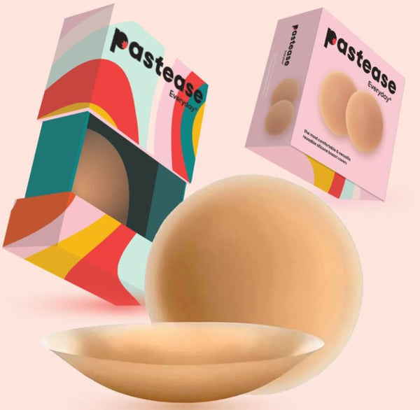 EVERYDAY SILICONE NIPPLE COVER REUSABLE CARAMEL LARGE D+ CUP-0