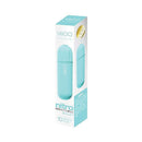 VeDo Nitro Bullet Vibrator 3.25 inch Turquoise packaging showcasing its compact design and features.