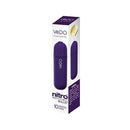 VeDo Nitro Bullet Vibrator 3.25 inch Purple packaging with 10 vibration modes for intense pleasure.