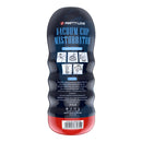 Pretty Love Realistic Vagina Vacuum Cup Masturbator Beige back view with operation instructions and caution.