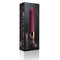 Chaiamo Rechargeable Burgundy Silicone Vibrator in elegant packaging for intense sensual pleasure.