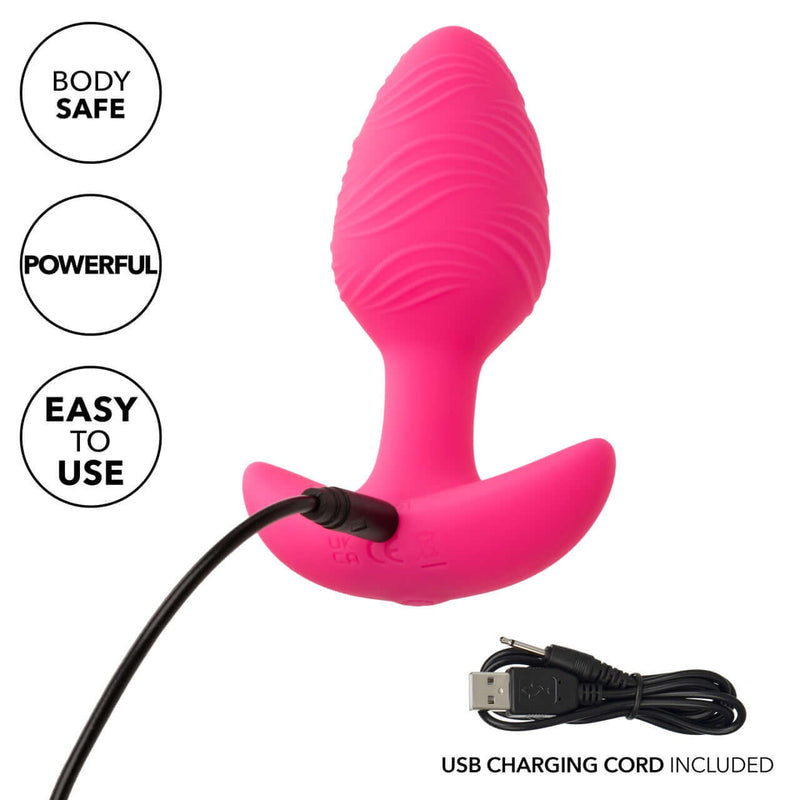 CHEEKY VIBRATING GLOW-IN-THE- DARK BUTT PLUG-2