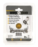 Boneyard Silicone Cock Ring 50mm Black packaging showing features like 100% silicone and comfort fit.