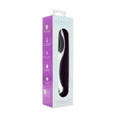 Clarity Celestial Curve Glass Dildo in attractive packaging showcasing features and design.