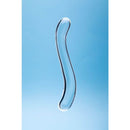 Clarity Celestial Curve Glass Dildo designed for precision and sculpted pleasure, made of handblown borosilicate glass.
