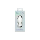 Clarity Utopian Bud Glass Plug packaging showcasing its elegant design and premium quality.