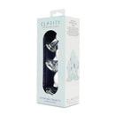 Clarity Utopian Trinity Glass Plug Set packaging with premium borosilicate glass plugs featured prominently.