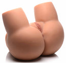 Mistress Jennifer Bubble Butt Pussy and Ass Masturbator showing lifelike design and dual-entry features.