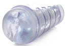 Mistress Brianna Diamond Deluxe Ass Stroker Clear for a realistic backdoor experience in a crystal-clear sleeve.