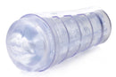 Mistress Courtney Diamond Deluxe Mouth Stroker Clear, lifelike oral sleeve with adjustable suction and clear TPE.