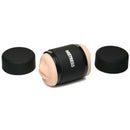 Mistress Double Shot Mouth and Pussy Stroker Light compact toy with realistic entrances.