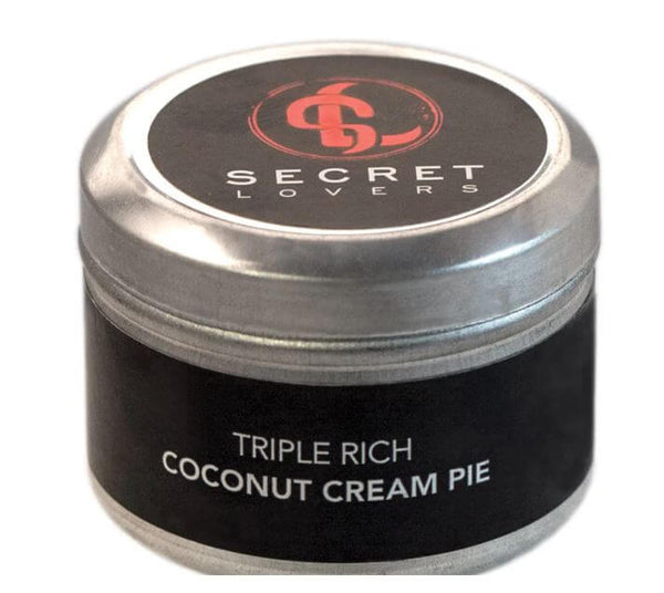 SECRET LOVERS COCONUT CREAM PIE MINI EDIBLE MASSAGE CANDLE 1OZ-0