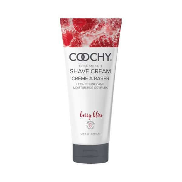 COOCHY Shave Cream Berry Bliss 12.5 Oz - Prevents Red Bumps and Moisturizes - Shaving Cream Tube