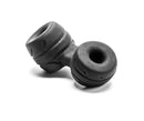Perfect Fit Silaskin Cock & Ball Black - secure and comfortable combo ring for support.