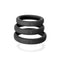 XACT FIT SILICONE RINGS #14 #15 #16 BLACK-0
