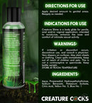 CREATURE COCKS CREATURE SLIME WATER BASED GREEN SLIME LUBE 4OZ-1
