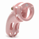 CBX The Curve pink chastity cock cage kit showcasing innovative design and secure fit for comfort and safety.