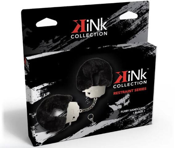 KINK COLLECTION FURRY HANDCUFF BLACK-0