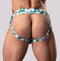 Cut It Out Moonshine Jock Blue L/XL – Bold Side Cutouts & Supportive Pouch