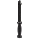 Doc Johnson Anal Push PVC Anal Probe Black - slim, flexible anal probe designed for controlled exploration and targeted stimulation.