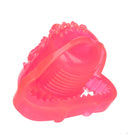 CalExotics Foil Pack Vibrating Tongue Teaser Pink designed for enhanced oral play with gentle vibrations.