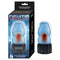 Delite Heated Rose Masturbator Blue in Packaging - Realistic Heated Handheld Stroker