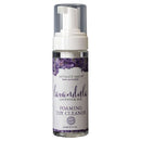 Intimate Earth Lavandula Toy Cleaner Foam 6.7 Oz bottle with foaming pump, designed for gentle cleaning of intimate products.