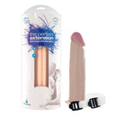 The Perfect Penis Extension 9 inches package with harness and extension visible for enhanced length and comfort.