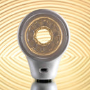 Playboy Spin Doctor Dual Entry Spinning Stroker with 7 speeds and textured nubs, showcasing sleek black and pearl finish.