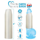 Doctor Love Girth Sleeve 2 inches Extra Girth Trim to Fit showing its features and design for enhanced pleasure.