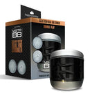 MSTR B8 Clear View Dual End Stroker Double Play with packaging displayed for immersive stimulation and versatile sensations.