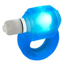 Oxballs GlowDick LED Cockring Blue Ice with bright LED and ergonomic design, perfect for enhancing your experience.