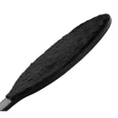 Strict Leather Round Fur Lined Paddle with soft faux fur surface for versatile impact sensation.