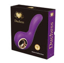 Duchess Tapping Vibe in Purple, luxurious G-spot vibrator packaging from the Noire Collection.