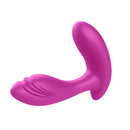 Viben Epiphany Clitoral Rollerball Panty Vibe Berry remote-controlled dual motor vibe in vibrant pink.