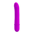Pretty Love Beck Silicone G-Spot Vibrator Purple - sleek and stylish massager for intense internal stimulation.