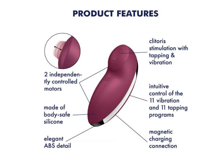 SATISFYER TAP & CLIMAX 2 RED (NET)-0