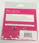 Bodistix by Neva Nude packaging with directions for Razzle Dazzle Crystal I Heart U Body Stickers 6 Pack Gold.