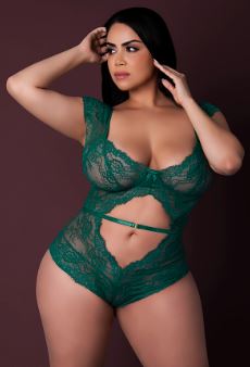 CUTOUT ROMPER EMERALD 2XL-0