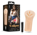 EnLust Emma Male Masturbator with Bullet Vibrator packaging and product showing immersive stimulation features.