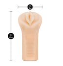 EnLust Emma Male Masturbator with Bullet Vibrator dimensions 3in x 6.5in, ultra-soft and textured design for immersive pleasure.