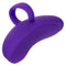 Envy™ Rolling Ball Massager in purple with secure grip loop, featuring luxurious soft texture and USB rechargeable functionality.