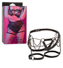 Plus Size Thigh Harness with Chains - Adjustable Vegan Leather Harness with Metal Chains by Euphoria Collection from CALEXOTICS