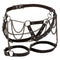 Euphoria Plus Size Thigh Harness with adjustable vegan leather straps, chains, and plush velvet lining for bold and beautiful sensuality
