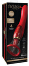 Fantasy For Her Ultimate Pleasure 24K Gold Luxury Edition box featuring 4 powerful motors and a free travel bag included.