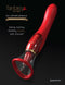 Fantasy For Her Ultimate Pleasure 24K Gold Edition - luxurious red vibrator with dual stimulation features for ultimate pleasure.