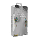 Candy Nipple Tassels packaging featuring colorful edible pasties for playful intimacy from Hott Products.