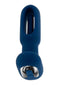 Evolved The Flapper Dual-Action Vibrator in deep blue with 10-speed flapping and vibrating features