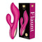 Flaunt Ultra Rabbit Pink vibrator in elegant packaging, featuring dual-action design and 12 vibration modes for intense pleasure.
